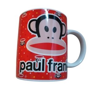 Paul Frank Red and White Monkey Mug